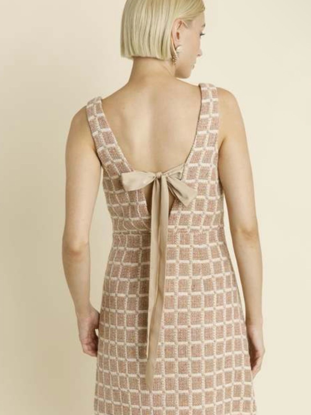 AUREUM tweed mini dress (small) NEW WITH TAGS